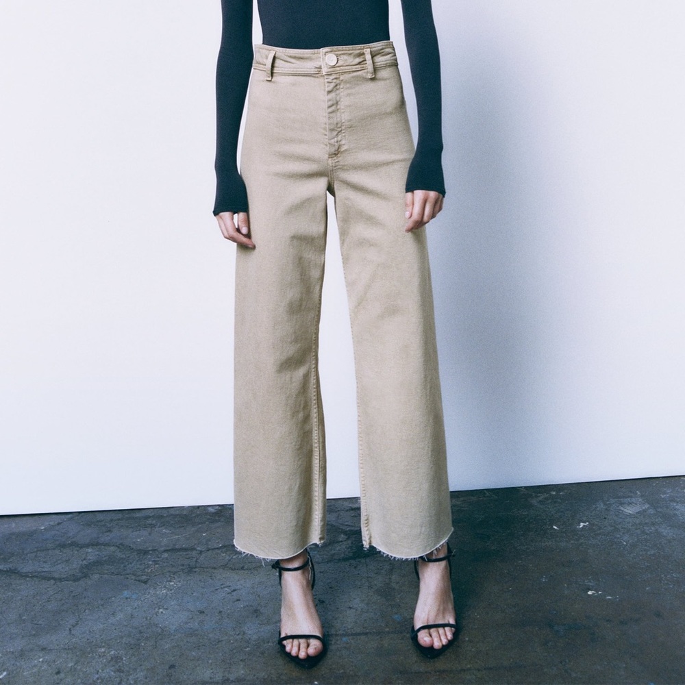 NWT ZARA MARINE STRAIGHT JEANS